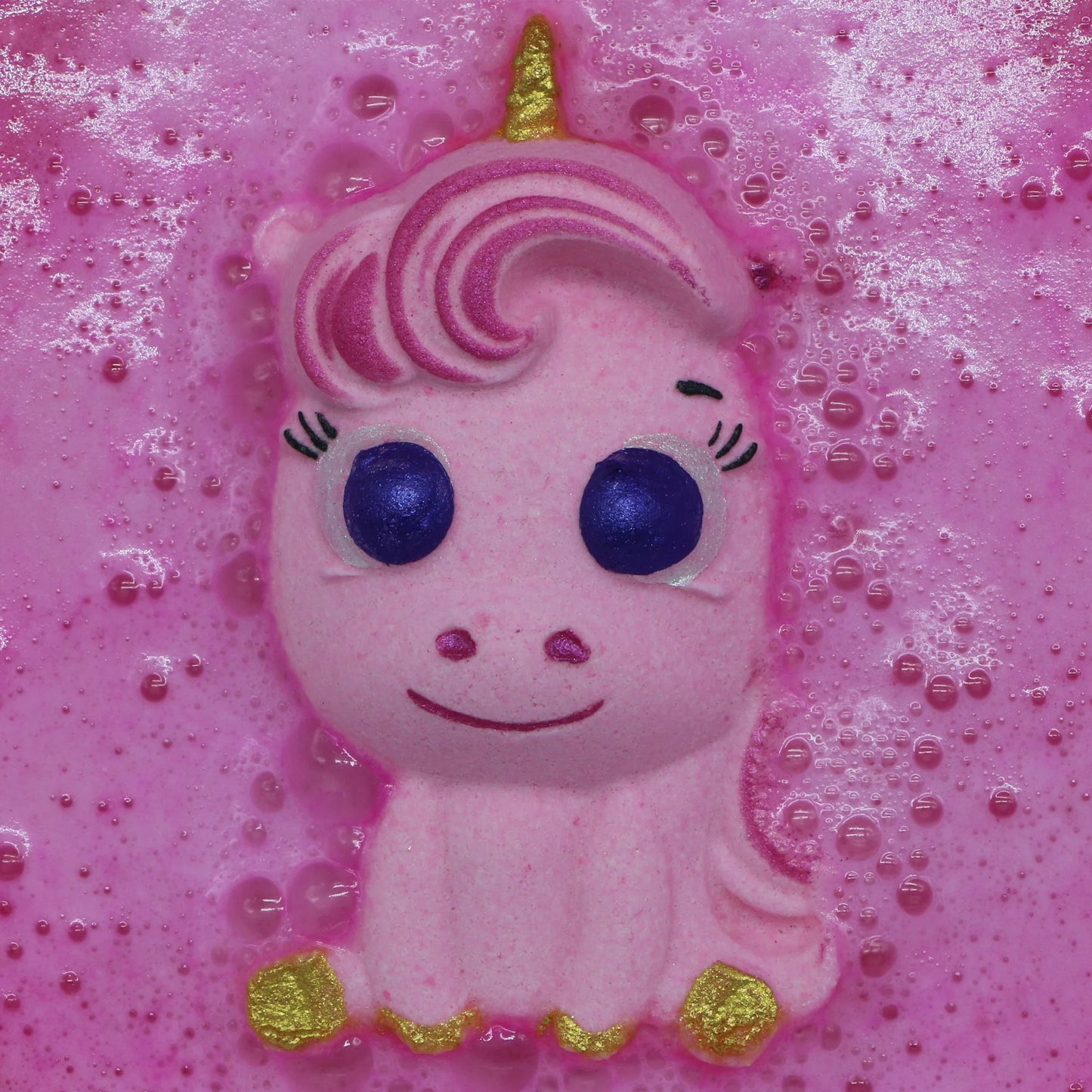 Bombe de bain licorne rose