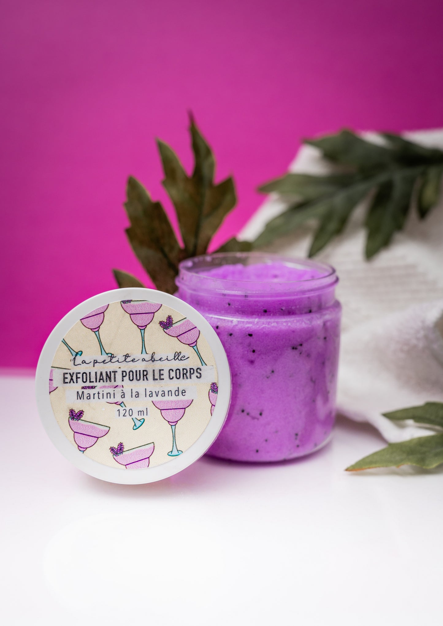 Exfoliant fouetté martini lavande